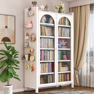 Meubles de bureau anti-poussière armoire de rangement de cuisine 2 portes ménage organisateur de cuisine support îlots de cuisine chariots - Product Image 6