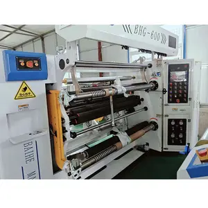 Factory Pvc Shrink Sleeve Ispecting Machine aluminium foil Flexible film inspection rewinding machine