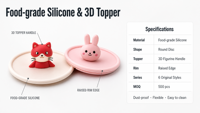 Couvre-tasses pliables en silicone personnalisés OEM ODM, qualité alimentaire, réutilisables, anti-goutte, pour tasses à café et verres
