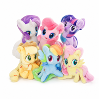 Peluche Super Douce Poney la Plus Vendue, Jouet en Peluche Anime Squishy, Peluche Animale Rembourrée de 8 Pouces, Peluche pour Distributeur Automatique pour Salon de Jeux