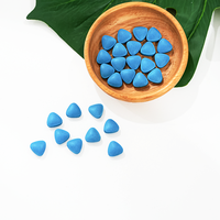 Tabletas de Maca Herbal 100mg y 500mg, Píldoras Triangulares Azules para Hombres, Fórmulas Personalizables OEM, Muestra Gratis