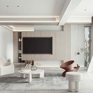 Mueble de TV Flotante para Hotel con Cajones, Mueble de Pared, Diseño Moderno, Muebles de TV de Lujo, Mueble Moderno, Muebles para el Hogar, Conjunto de Pared - Product Image 4