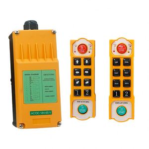 QZJX-8S 10% Off RC máy phát và máy thu 24V 8 nút <span class=keywords><strong>RF</strong></span> không dây cần cẩu bộ phận telecrane điều khiển từ xa - Product Image 4