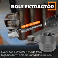 Kit d'extraction manuelle de vis et boulons Cr-Mo, 26 pièces, outils d'atelier avec étui rigide, support personnalisé OEM