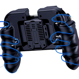 Upgraded Six-finger Wireless 2.4GHz ABS+Metal Black Mobile Gaming <b>Controller</b> H9 Cooling Fan Handbrake <b>Phone</b> Holder 4-6 Hours - Product Image 6