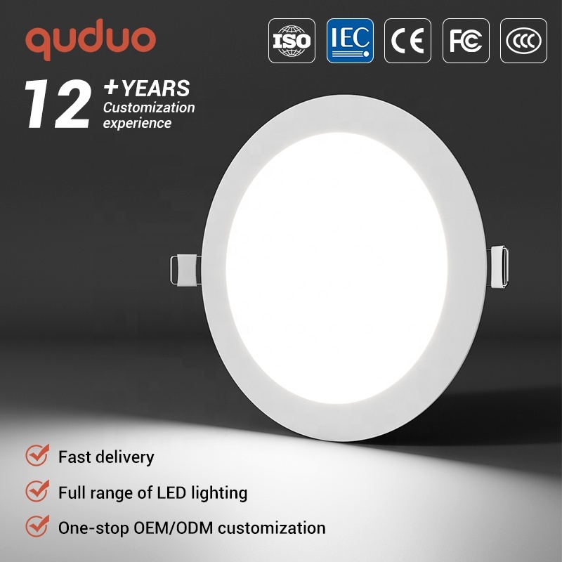 Wholesale Price Home Square Round 3W 4W 6W 9W 12W 15W 18W Aluminum Ceiling Recessed LED Downlight