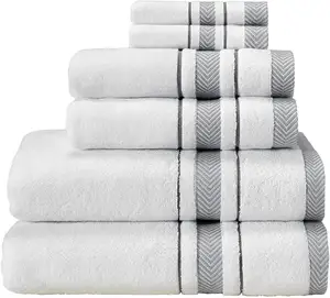 Toallas de felpa 100% algodón para baño y Spa, toallas de baño de lujo de calidad de Hotel, regalo