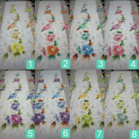 Tissu en tulle perlé avec applique pivoine 3D style chinois, broderie de fleurs dégradées à sequins pour robe de cérémonie