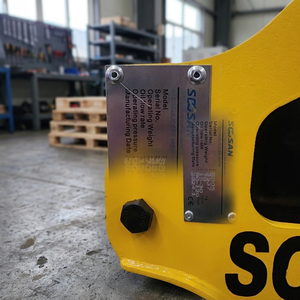 Ciseaux hydrauliques pour excavatrices de 0,8 à 2,5 tonnes, modèle SB05 Box-Side-Top, avec garantie d'un an, pour la construction et l'exploitation minière, ciseaux de 35 mm - Product Image 3