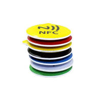 Tag NFC Epoxy Mini Kristal Resin 13.56MHz 213 yang Dapat Diprogram, T5577 EM4305 RFID, Kartu Akses Bisnis, Gantungan Kunci Tahan Air