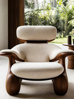 Fauteuil inclinable moderne en bois massif de style chinois antique, chaise de loisirs créative et confortable de forme spéciale pour l'ameublement de la maison