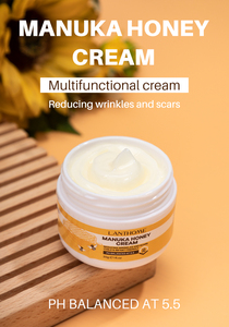 <span class=keywords><strong>Crema</strong></span> per il viso al miele di Manuka con etichetta privata lenitiva biologica che riduce le rughe e le cicatrici - Product Image 1
