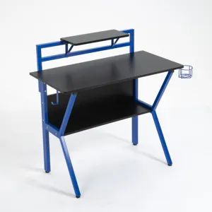 Table de bureau à domicile Offre Spéciale avec porte-gobelet et casque de jeu Bureau PC Gamer Bureau d'ordinateur