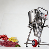 Machine à mélanger de grande capacité commerciale, moulin à aliments en acier inoxydable, mélangeur pour sauce chili sèche/humide, purée de gingembre