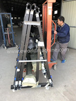 Máquina de Impresión/Corte Vertical de Vidrio Eworld LASER-2033, 2000*3300mm, Motor PLC, Grosor de 3-18mm, 220V/380V, 600W, 0-12m/min, Alta Velocidad