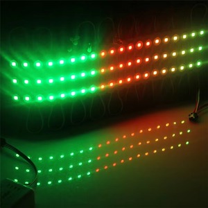 RGBIC WS2811 <span class=keywords><strong>Module</strong></span> de diode électroluminescente <span class=keywords><strong>SMD</strong></span> 5050 DC12V IP65 <span class=keywords><strong>Module</strong></span> LED étanche Matériau du corps de la lampe en PVC pour panneaux publicitaires - Product Image 5