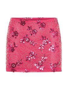 Zomer 2026 hoogwaardige groothandel T-shirt voor dames 100% katoen DIY pailletten kralen tanktop met pailletten minirok voor de stoere meiden - Product Image 6