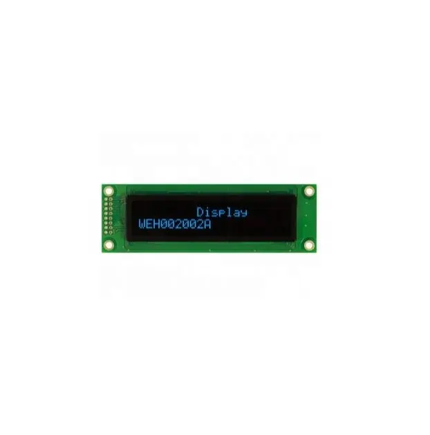 Yeni ve orijinal 3.1 "20*2 karakter OLED ekran tek renkli (mavi/yeşil) COB CPU/SPI 16pins WEH002002AB WEH002002AG
