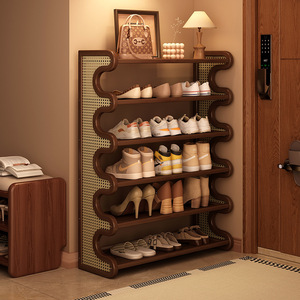 <b>Shoe</b> <b>rack</b> for home use, entryway, indoor use, multi-layer dustproof <b>storage</b>, rental apartment, entryway, large capacity, - Product Image 2