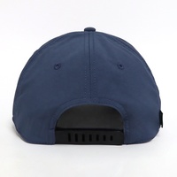 Casquettes de baseball pour hommes à visière incurvée, 6 panneaux, imperméables, bleu marine, avec logo tissé personnalisé, design populaire, pour la randonnée en extérieur