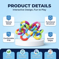 Règle Magique en Plastique en Gros, Puzzle Torsadé, Jouet Anti-Stress Transformable, Jouet Sensoriel pour Enfants, Cadeaux de Fête
