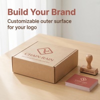 Boîte d'expédition personnalisée avec logo pour petites entreprises, boîte d'emballage en carton, boîte d'expédition en carton ondulé personnalisée