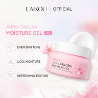 Laikou Japon Sakura Gel Hydratant Super Lissant aux Extraits Végétaux Texture Rafraîchissante Crème-Gel Essentielle Visage Fixe l'Hydratation