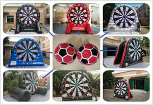 Vente flash : <span class=keywords><strong>cible</strong></span> de tir gonflable / jeu de fléchettes de football - Product Image 6