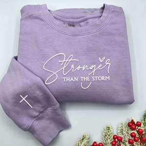 <span class=keywords><strong>Sudadera</strong></span> con capucha bordada personalizada con corazón grande en el pecho, regalo de Grammie para los nombres de los abuelos, tela de Jersey, temporada de invierno - Product Image 5