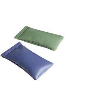 Estuche de cuero para gafas, bolsa de almacenamiento portátil rectangular impermeable para hombres y mujeres, bolsa de maquillaje con cierre de resorte - Product Image 2