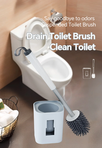 Spazzola per <span class=keywords><strong>Pulizia</strong></span> Manuale Ecologica con Manico Lungo in PP+TPR per Testa di Mazza da Golf, Gancio da Parete per Bagno, <span class=keywords><strong>WC</strong></span> e Fessure Domestiche - Product Image 6