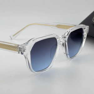 Lma 3506 Bán hàng nóng CP đền <span class=keywords><strong>3</strong></span> + <span class=keywords><strong>2</strong></span> bản lề vuông thương hiệu cao cấp lunettes de Soleil Gradient màu Xanh-xám UV400 ống kính Unisex Eyewear - Product Image 2