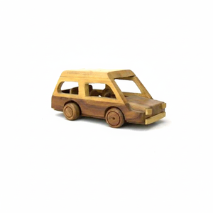 Voiture en bois décorative, petite voiture en bois décorative d'intérieur, jouet en bois artisanal, voiture pour la décoration de la maison et les cadeaux en gros - Product Image 1