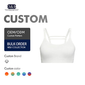 Activewear Workout Top Custom Logo <b>Bra</b> Slim Fit <b>Stretch</b> Yoga <b>Bra</b> Comfortable Breathable Women's Sport Athletic Sports <b>Bra</b> - Product Image 1