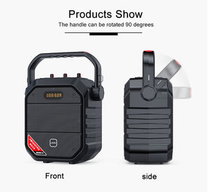 Altavoz de Karaoke portátil H4 30W BT 5,0 con micrófono independiente Woofer de 4 pulgadas Caja de sonido Tweeter de 1,5 pulgadas con baile/entrenamiento - Product Image 2