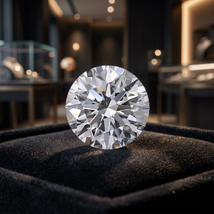 Diamant RRP 27,15 carats rond cultivé en laboratoire, qualité VVS2, taille excellente, bijoux haut de gamme, 59 % de diamètre de table, 62,2 % de profondeur, certifié IGI - Product Image 3