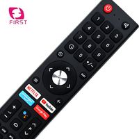 Mando a distancia IR personalizado OEM y ODM, 4 teclas de acceso rápido, mando a distancia de TV, compatible con código fijo, plástico, silicona ABS