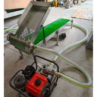 Tragbarer manueller Goldwaschtisch für den Außenbereich, 3 Zoll, mit Benzin-Wasserpumpe, Waschmaschine und Fluss-Sand-Trennungsgerät-Set