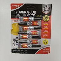 7 paquets de colle super forte transparente et écologique pour le travail du bois et la fixation rapide de divers matériaux