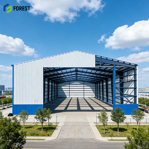 Centro Comercial Prefabricado, Centro de Distribución Espacioso, Estructura Q345b, Lana de Roca Galvanizada Reciclable - Product Image 1