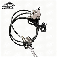 Kit d'étrier de frein hydraulique arrière Supermoto avec disque et support, pièces de conversion pour Sur-Ron Light Bee LBX Talaria MX3 MX4 Ultra Bee