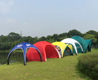 Publicité personnalisée Glamping Gonflables Araignée Ombre Événement Tente commerciale Extérieure