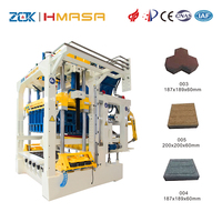 Ligne de production de machine à fabriquer des blocs de béton hydrauliques entièrement automatiques à haute efficacité ZCJK ZC1500