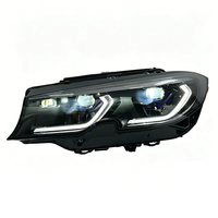 Feux avant LED SJC pour BMW Série 3 G20 G28 G80, feux de jour laser améliorés, feux avant LED 2020-2022, triple couleur, haute qualité