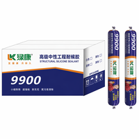 Scellant silicone 9900, adhésif de construction, durcissement neutre, résistant aux intempéries, pour murs-rideaux, puits de lumière, véranda, aluminium