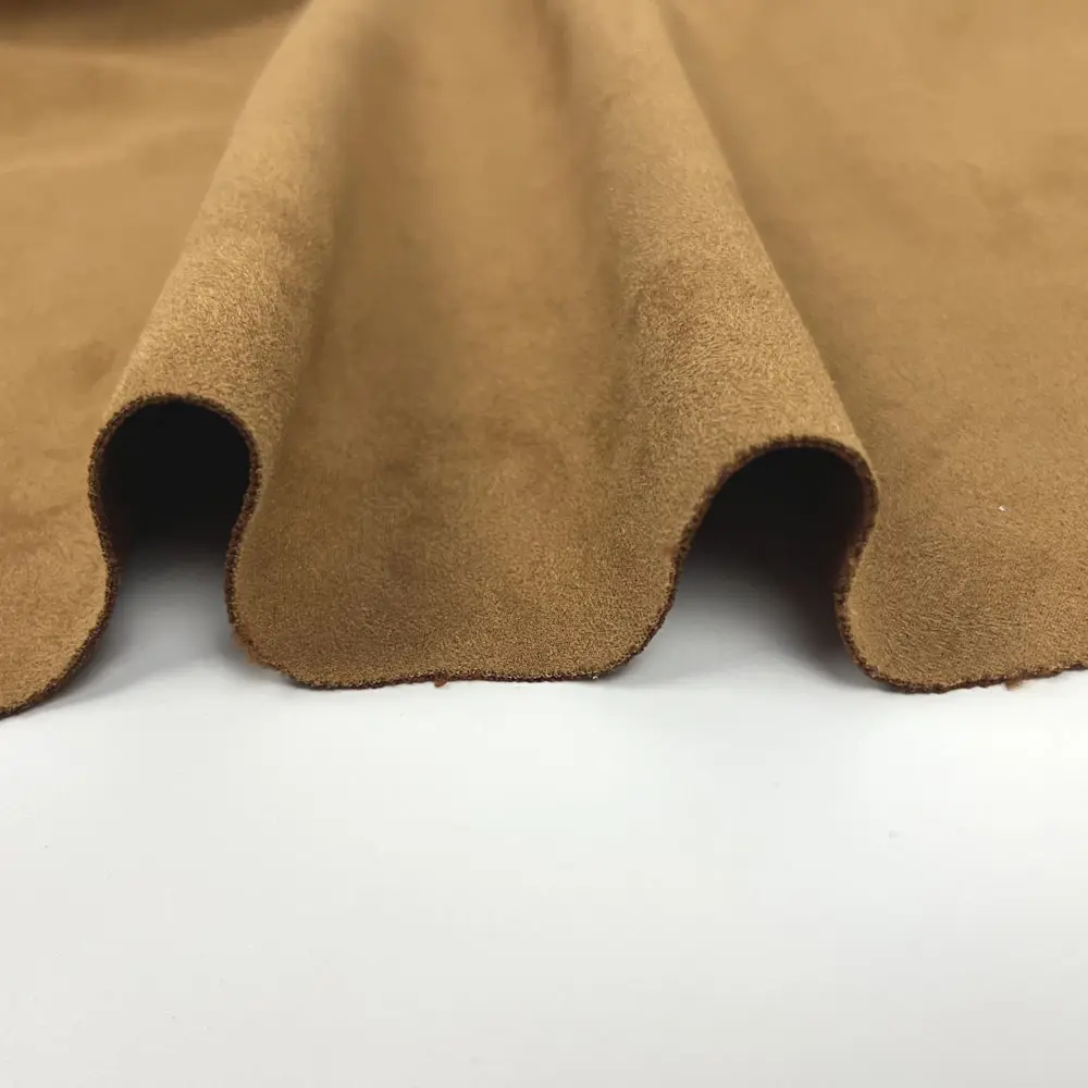 Fashion style in stock 108 colors polyester spandex fabric air layer suede scuba fabric for garments