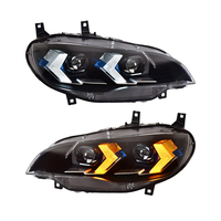 YU GUANG pour BMW X6 E71 Phare avant 2008-2013, Kit de modernisation de phares avant, Ensemble de phares LED, Lentille de phare avant