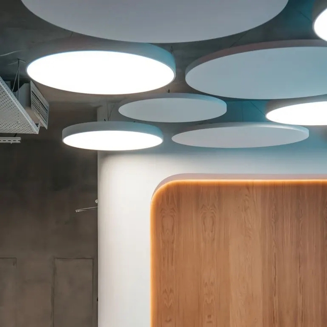 Indoor Lighting Modern Restaurant Ceiling Decoration Solid Circle Ring LED Chandeliers Pendant Light