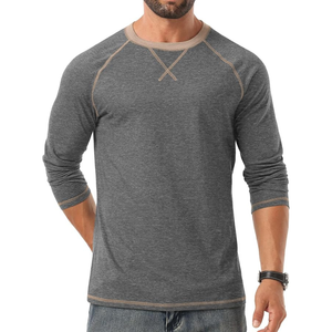 Pull à manches courtes décontracté pour homme, col rond, athlétique, en molleton écologique, doux, 100% coton - Product Image 5