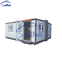 Maison préfabriquée pliable 20 pieds Petite maison pliable Une salle de bain Conception à la demande